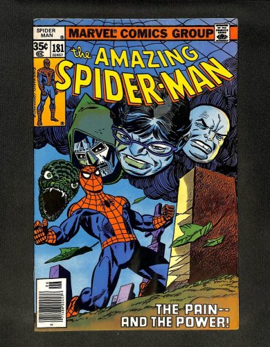 Amazing Spider-Man #181 Pain and the Power! Origin Retold!