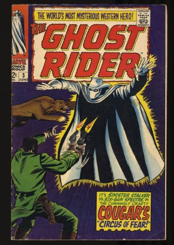 Ghost Rider #3 FN- 5.5 Circus of Fear! John Romita! Stan Lee!