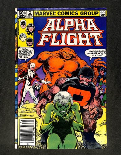 Alpha Flight #2 Newsstand Variant