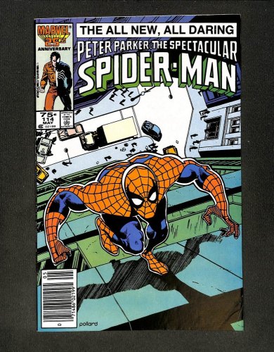 Spectacular Spider-Man #114 Newsstand Variant