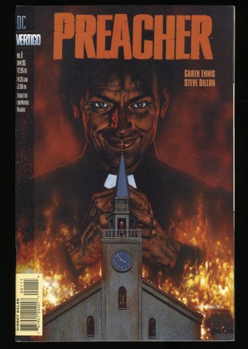 Preacher (1995) #1 VF/NM 9.0 Garth Ennis Story! 1st Appearance Jesse Custer!
