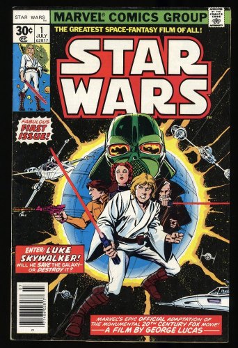 Star Wars (1977) #1 FN- 5.5 1st Appearance Luke Skywalker Darth Vader!