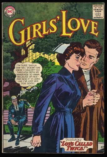 Girls' Love Stories #102 FN 6.0 Love Calls Twice! Jay Scott Pike Cover!