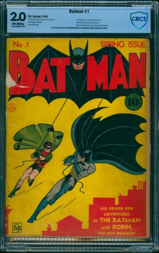 Cover Scan: Batman #1 CBCS GD 2.0 Off White - Item ID #27746