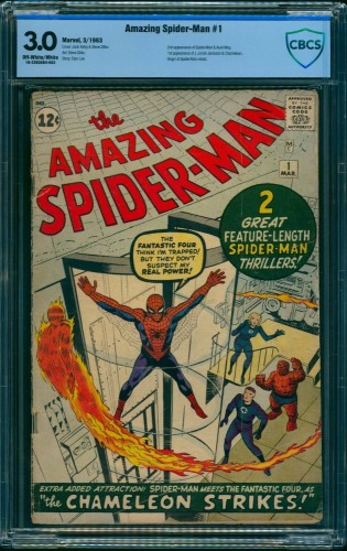 Cover Scan: Amazing Spider-Man #1 CBCS GD/VG 3.0 Off White to White Marvel Comics Spiderman - Item ID #27767