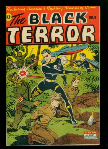 Cover Scan: Black Terror #9 FN/VF 7.0  - Item ID #30364