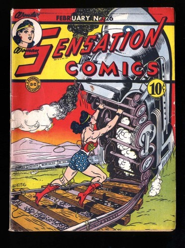 Cover Scan: Sensation Comics #26 VG+ 4.5