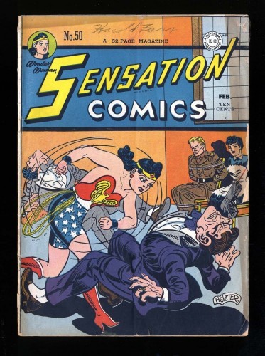 Cover Scan: Sensation Comics #50 GD/VG 3.0
