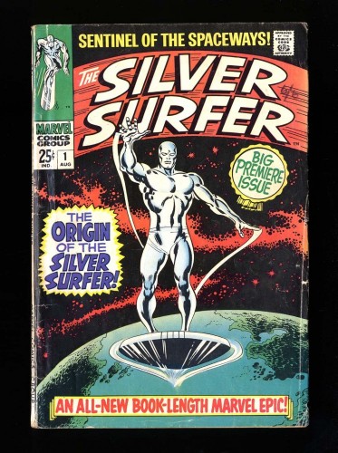 Cover Scan: Silver Surfer #1 VG 4.0 Marvel Comics  - Item ID #30636