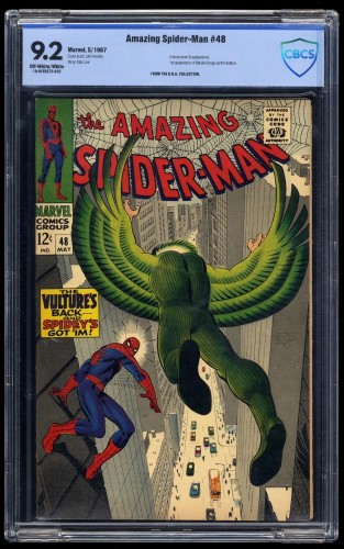 Cover Scan: Amazing Spider-Man #48 CBCS NM- 9.2 Off-White/White - Item ID #34242