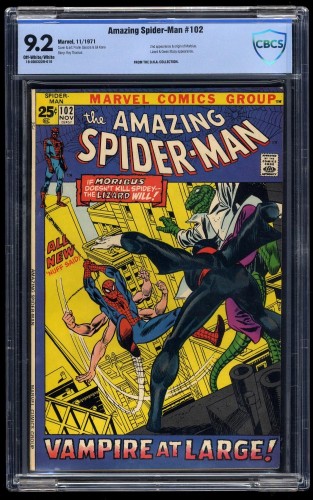 Cover Scan: Amazing Spider-Man #102 CBCS NM- 9.2 Off-White/White - Item ID #34252