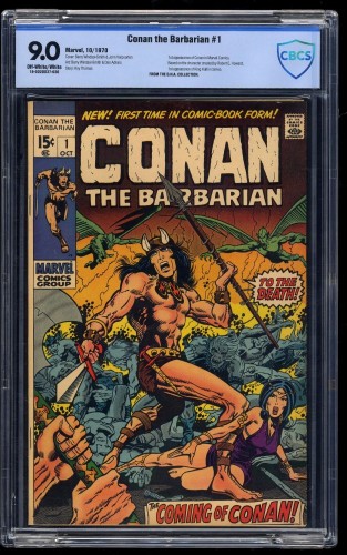 Cover Scan: Conan the Barbarian #1 CBCS VF/NM 9.0 Off-White/White - Item ID #34278