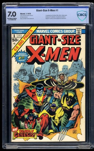 Cover Scan: Giant-Size X-Men #1 CBCS FN/VF 7.0 Off White to White