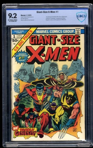 Cover Scan: Giant-Size X-Men #1 CBCS NM- 9.2 Off White to White - Item ID #39107