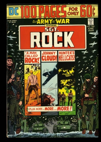 Our Army at War #269 VF+ 8.5 100 Page Giant Sgt. Rock Johnny Cloud!