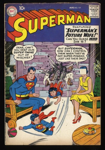 Superman #131 VG- 3.5 Mr. Mxyzptlk!