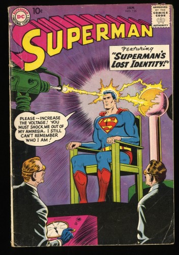 Superman #126 VG- 3.5 Lois Lane Appearance!