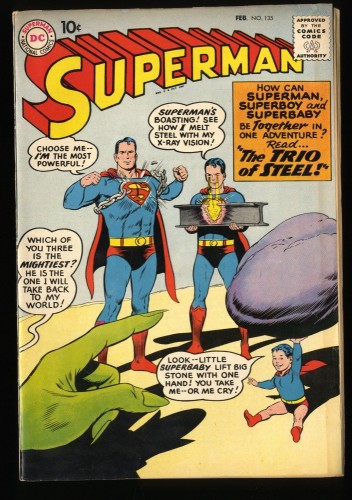 Superman #135 FN 6.0 Lex Luthor!