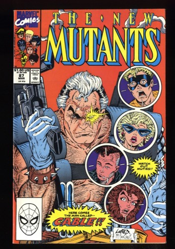 New Mutants #87 VF- 7.5 1st Print 1st Cable!