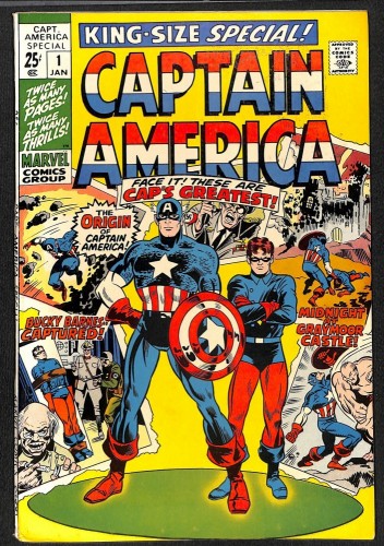 Captain America Annual #1 FN/VF 7.0