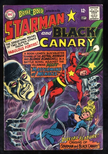 Brave And The Bold #61 FN- 5.5 Starman Black Canary!