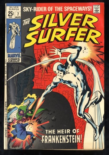 Silver Surfer #7 FN/VF 7.0 The Heir of Frankenstein!