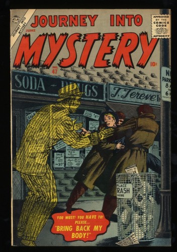 Cover Scan: Journey Into Mystery #47 VF 8.0 Circle 8 - Item ID #102069