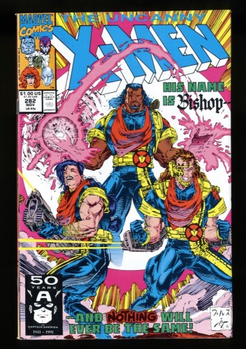 Uncanny X-Men #282 NM 9.4 1st Print 1st Appearance Bishop!