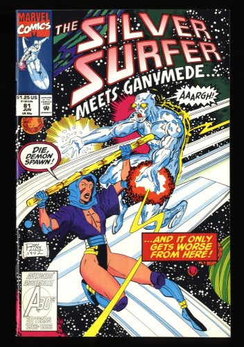 Silver Surfer (1987) #81 NM 9.4 1st Tyrant!