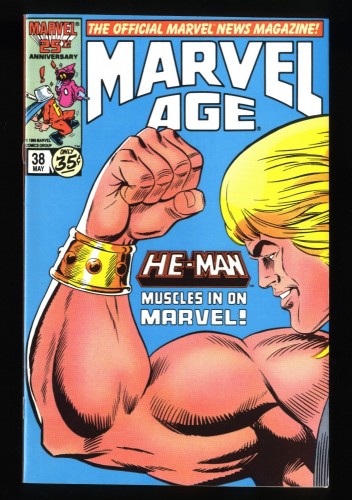 Marvel Age #38 NM 9.4 1st He-Man Masters of the Universe!