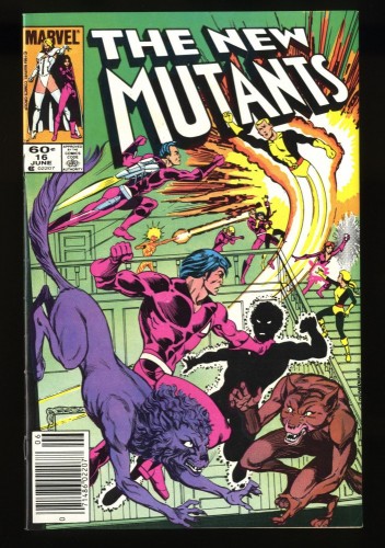 New Mutants #16 VF+ 8.5 Newsstand Variant 1st Warpath!