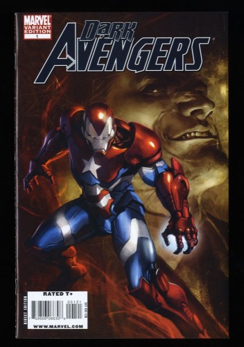 Dark Avengers #1 VF+ 8.5 Djurdjevic Variant 1st Appearance Iron Patriot!
