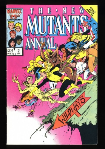New Mutants Annual #2 FN+ 6.5 1st Psylocke!