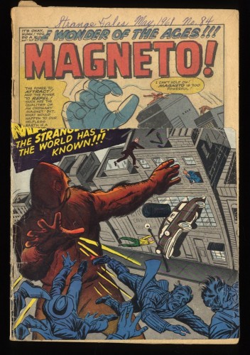 Strange Tales #84 P 0.5 Complete and Unrestored Magneto Prototype!