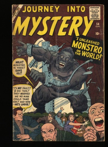 Cover Scan: Journey Into Mystery #54 GD/VG 3.0 - Item ID #113141
