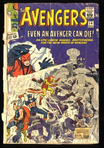 Avengers #14 P 0.5 Complete and unrestored