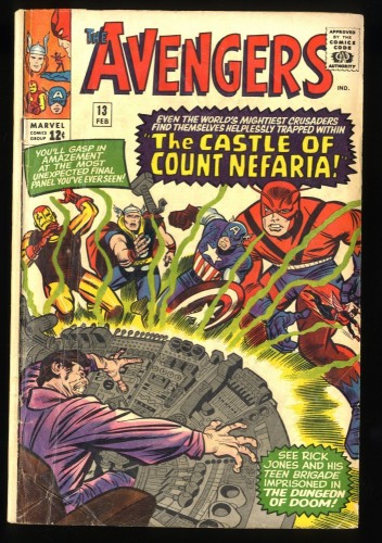 Avengers #13 GD/VG 3.0 1st Count Nefaria!