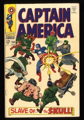 Captain America #104 VG/FN 5.0