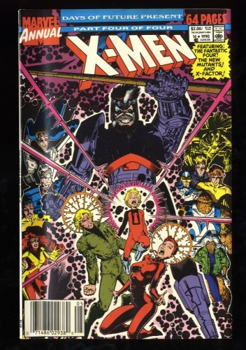 X-Men Annual #14 VF/NM 9.0 Newsstand Variant