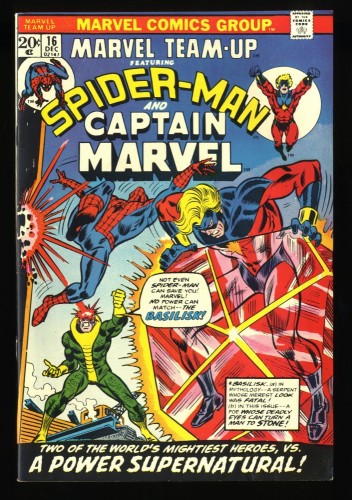 Marvel Team-up #16 NM- 9.2 Spider-Man Captain Marvel