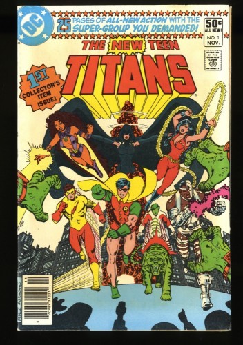 New Teen Titans #1 VG+ 4.5 Newsstand Variant