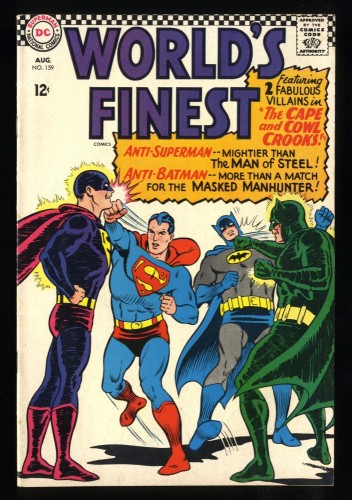 World's Finest Comics #159 VF- 7.5