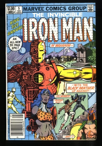 Iron Man Annual #5 FN+ 6.5 Black Panther Wakanda!