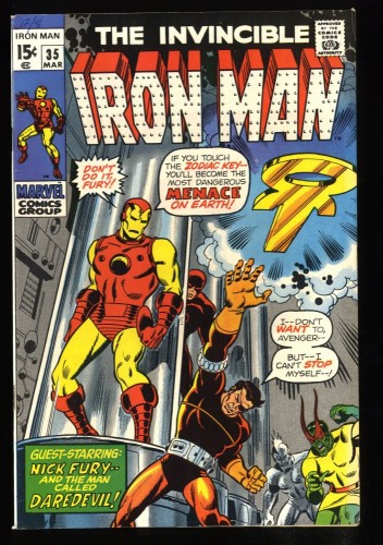 Iron Man #35 VF 8.0