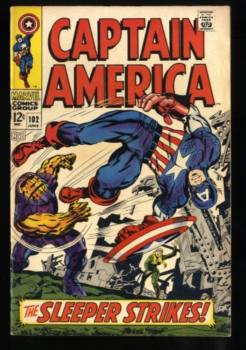 Captain America #102 FN/VF 7.0