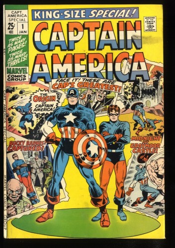 Captain America Annual #1 FN/VF 7.0