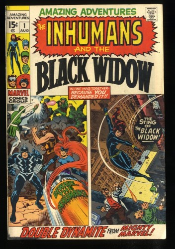 Amazing Adventures (1970) #1 FN 6.0 1st Black Widow Solo!