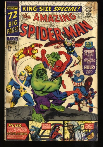 Amazing Spider-Man Annual #3 VG- 3.5
