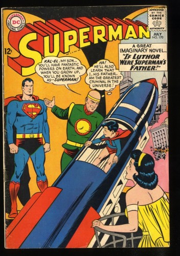 Superman #170 VG+ 4.5