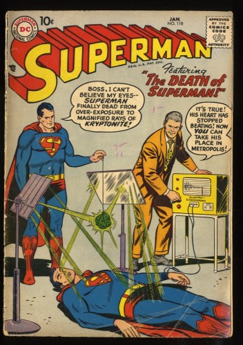 Superman #118 GD/VG 3.0